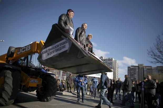 Ангел Вукодинов - протест на НАЗ