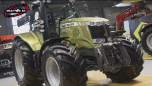 Massey Ferguson представи лимитирана серия позлатен трактор MF7624