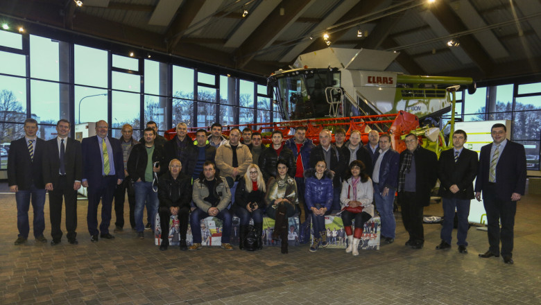 Фермери посетиха заводите на Claas в Германия