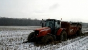 Работа на полето при зимни условия