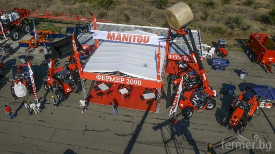 Телескопичните товарачи Manitou направиха дебют на БАТА Агро 2014 - Снимка 1