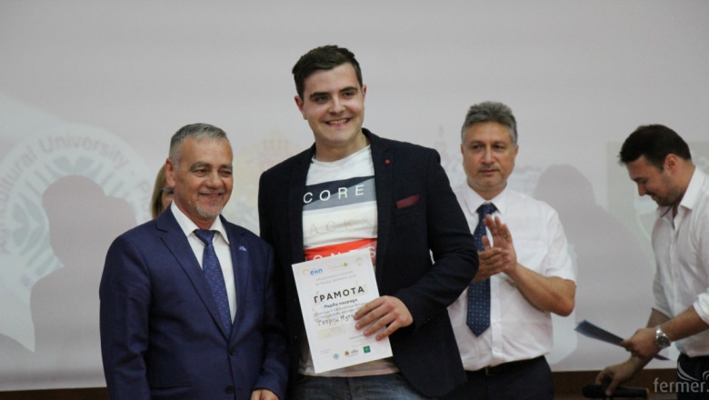 Георги Мутафчиев е големият победител в Конкурса за млади фермери