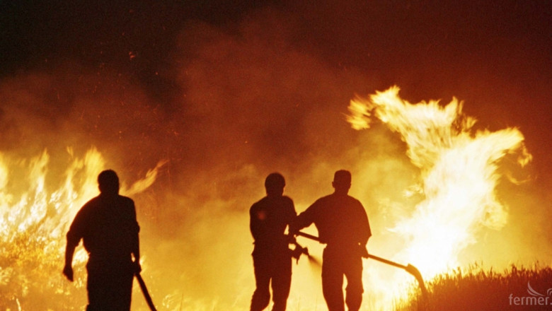 Кравеферма и фураж изгоряха край Бургас