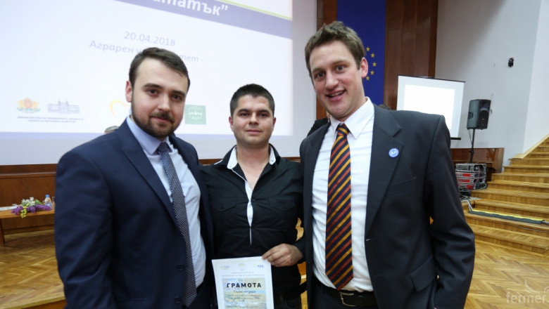 Виктор Асенов е победителят в конкурса за европейски млад фермер
