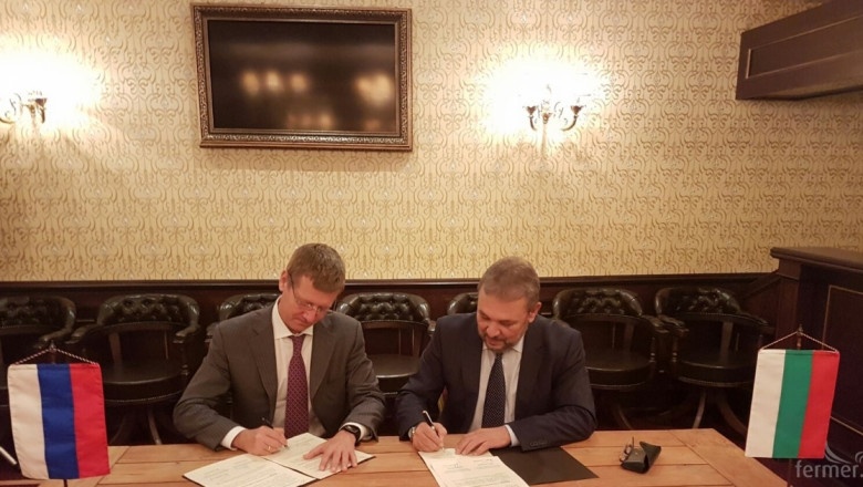 България и Русия подписаха протокол за сътрудничество в селското стопанство