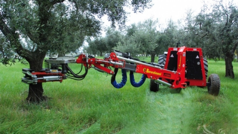 Италианска машина за бране на овощни дръвчета пуска на пазара СД Драганови