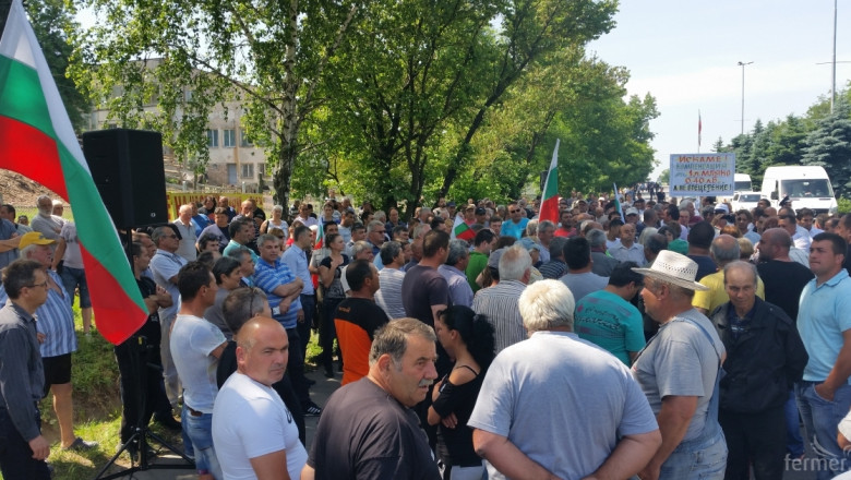 Над 400 животновъди протестираха край Димитровград (ОБЗОР)