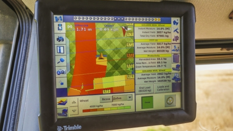 Системата Trimble Yield Monitoring гарантира успешна жътва (ВИДЕО)