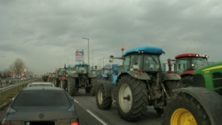 Протестите с трактори в София се очаква да приключат днес привечер