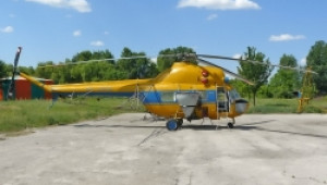Хеликоптер, пръскал черешов масив, падна в кочериновското село Боровец - Agri.bg