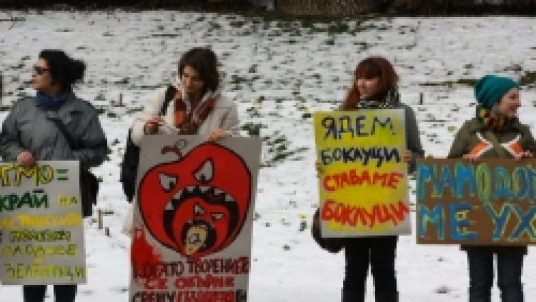 97% от българите не искат в България да се отглежда ГМО. Нови протести ще има утре