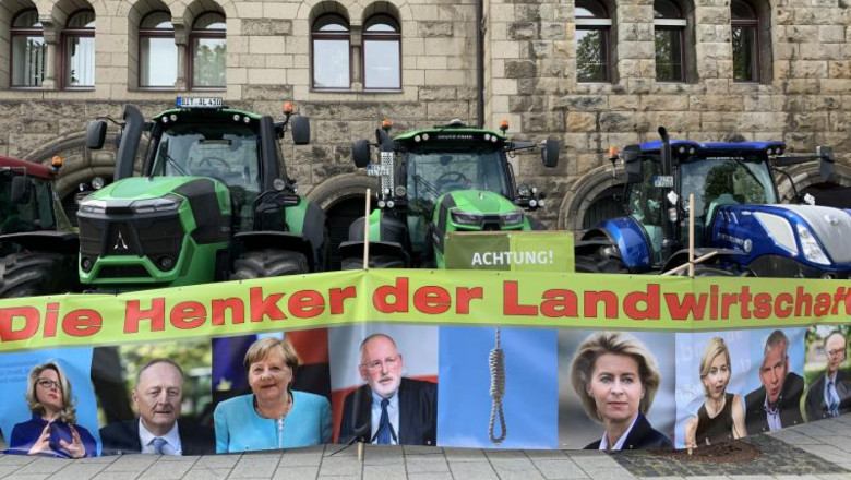 Протестите доминираха на срещата на министрите на земеделието в ЕС 