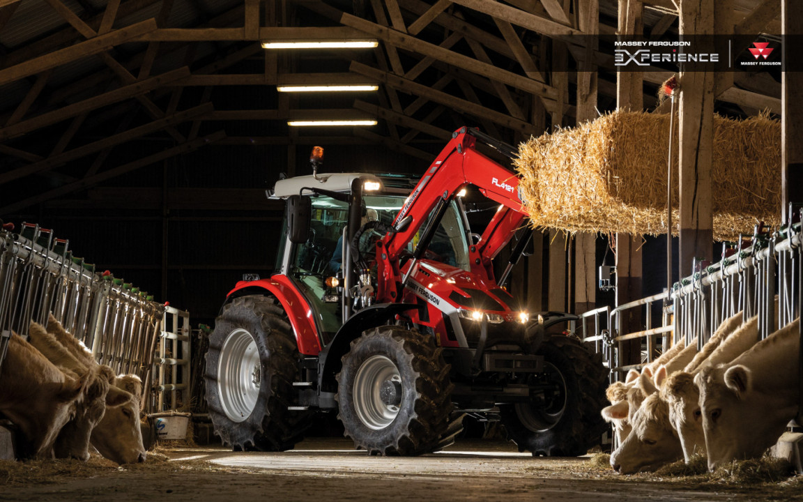 Нова ера в животновъдството: Премиерният трактор на Massey Ferguson 5S