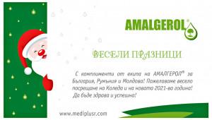 Екипът на Амалгерол и Амалгерол Есенс Ви пожелава Весели празници!