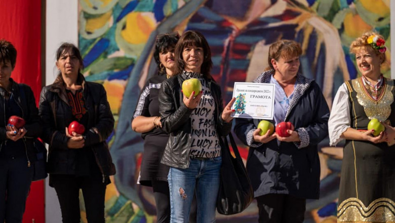 Близо 700 грама – вижте най-едрите ябълки в Кюстендилско (СНИМКИ)