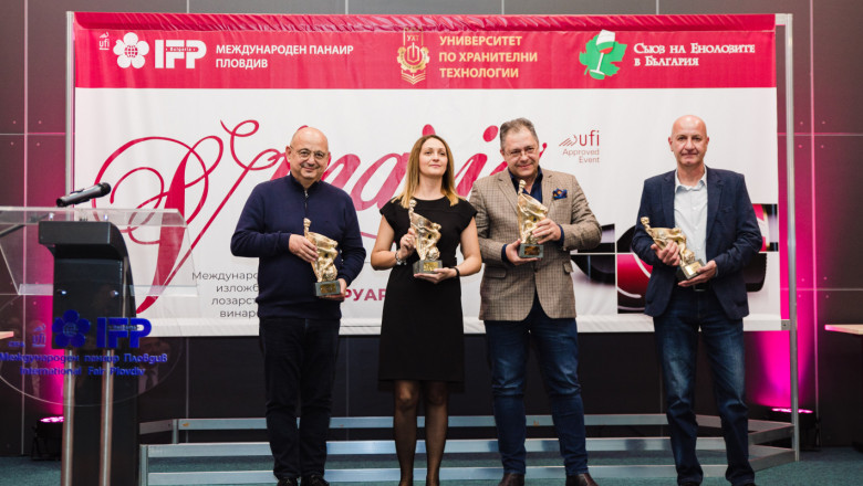 „Златен ритон” за три български и една турска изба от „Винария 2023”