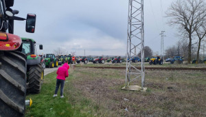 Репортаж от протеста: Стоп на украинското зърно - Снимка 1