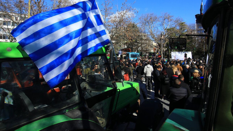 Тракторите навлизат в центъра на Солун